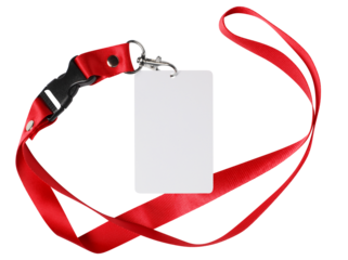 Blank badge or ID pass cut out