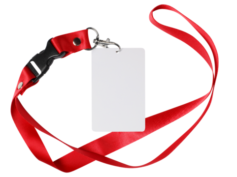 Blank badge or ID pass cut out