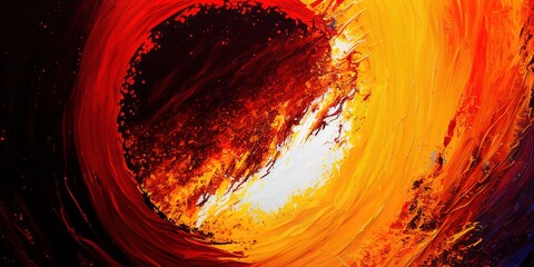 Beautiful abstract painting art design