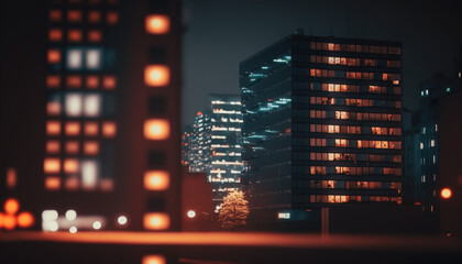 city ​​at night
