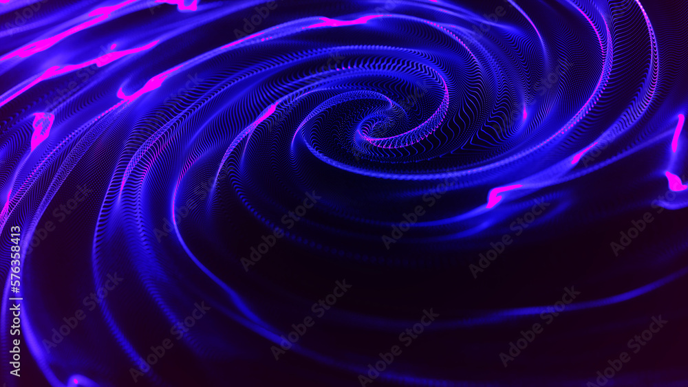 Poster abstract background with connecting dots. abstract point digital wave of particles. the whirlpool of
