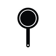 Frying pan vector icon