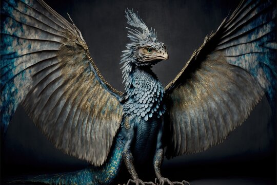 Mystical fantasy chimera animal, hybrid