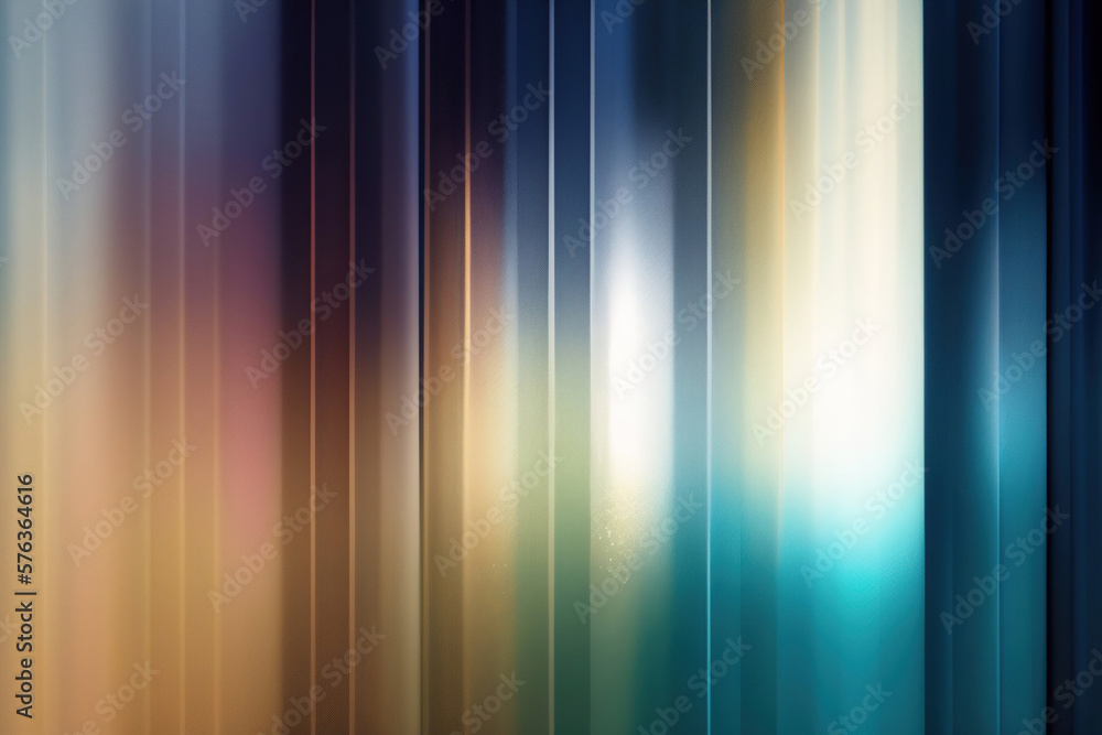 Wall mural generative ai: abstract background with wave and bright colors