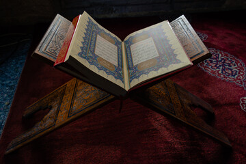 Ramadan or islamic background photo. The Holy Quran or Kuran-i Kerim