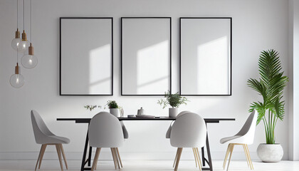 Scandinavian Living Room Frame Mockups