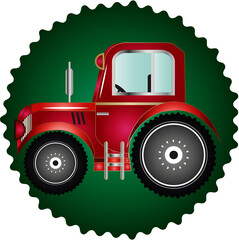 roter Traktor Patch © namosh