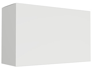White Box Realistic 3D Rendering Mockup