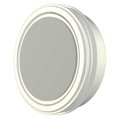 Facial Hair Growth Stimulating Balm Realistic 3D Rendering Mockup