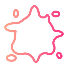 Fototapeta premium bloodstains gradient icon