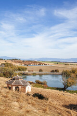 nature life with building or landscape