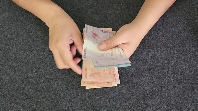 economy and finance with brazilian money