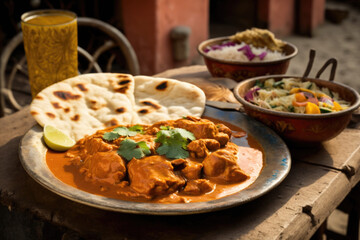 A Taste of India: The Most Mouthwatering Butter Chicken Recipe AI Generative
