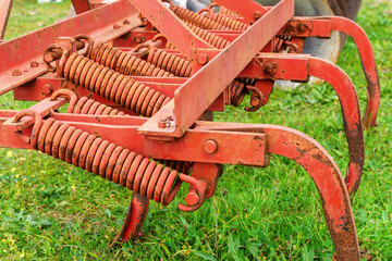 farm plow impliments showing plough detail