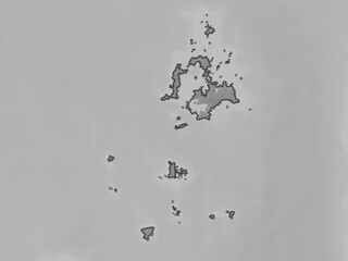 Penghu, Taiwan. Grayscale. No legend
