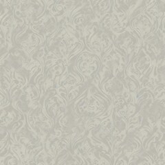 An abstract damask seamless pattern background in pale colors, generative ai