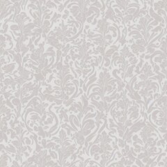 An abstract damask seamless pattern background in pale colors, generative ai