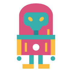 spacesuit flat icon style © smalllike