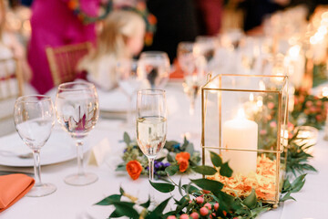 wedding table setting