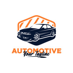 automotive sport car logo design template