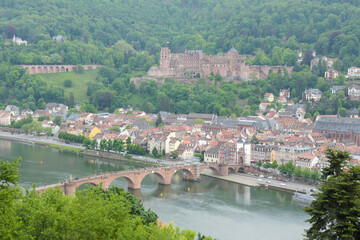 Obraz premium Heidelberg, Beautiful medieval city in Germany