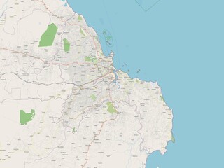 Dar es Salaam, Tanzania. OSM. No legend