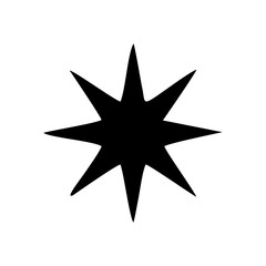 Sparkle icon vector. Stars sparkle illustration sign. Star symbol or logo.
