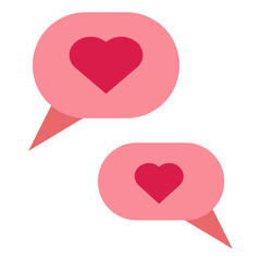 chat flat icon style