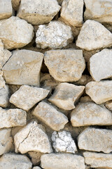 Close-up of an old rural wall