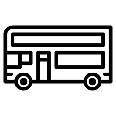 bus line icon style