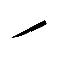 Modern Yakutian knife icon, Yakuti knife vector silhouette isolated on white background