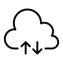 Cloud computing icon