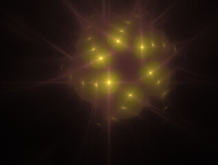 Fototapeta premium Imaginatory fractal abstract background Image