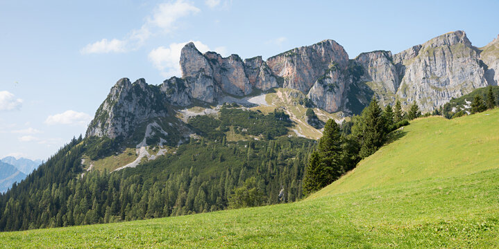 Die Dalfazer W&auml;nde mit der Rotspitze, Rofangebirge Tiroler Alpen