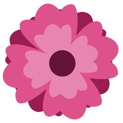 Purple flower plant botanical decoration