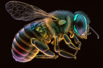 The Wondrous World of the Honeybee: A Close-Up Look Under the Microscope