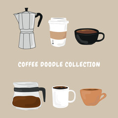 Coffee Doodle Collection