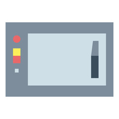 graphic tablet flat icon style