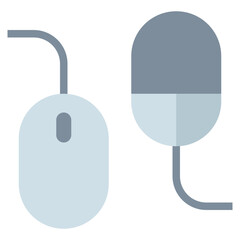 mouse flat icon style
