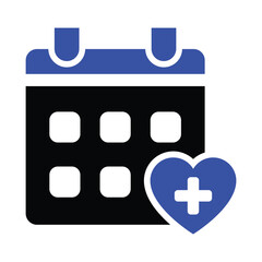 Obraz premium Schedule Medical Examination Icon