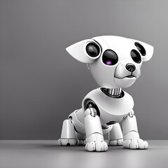 robot puppy - AI generated