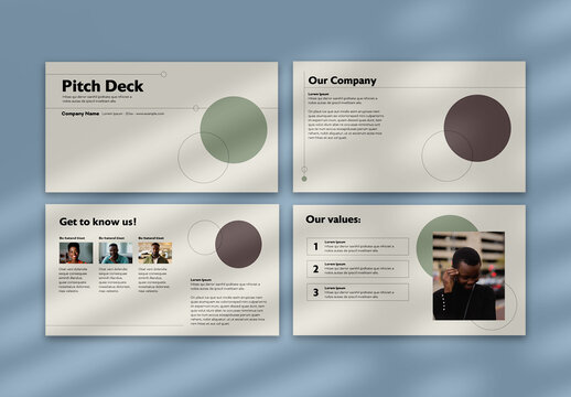 Beige Minimal Pitch Deck
