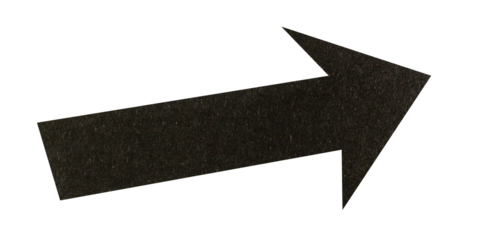 Paper arrow sign png