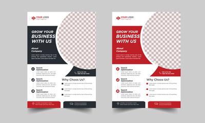 Modern Business Corporate  Conference Flyer Template