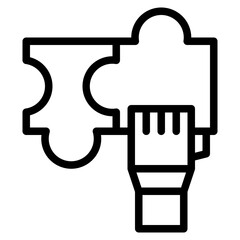 puzzle icon style