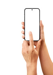 Phone in Women Hand Template