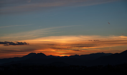 Spectacular photographs of sunsets in Molise, Italy