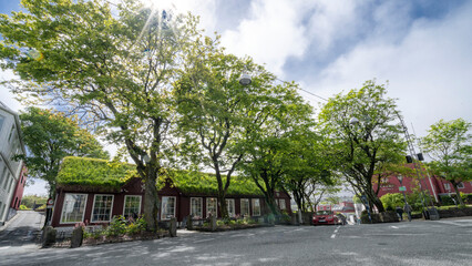 Naklejka premium Tórshavn ist Hauptstadt der Färör Inseln und liegt auf der Insel Streymoy. Es gibt viele zu entdecken.