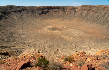 Overlook of the Caynon at Meteor Crater