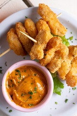 langostinos apanados